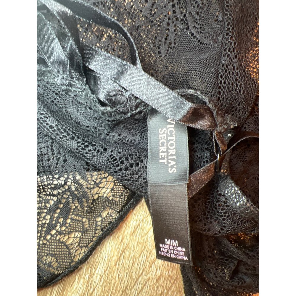 Victoria Secret M Black Lace Babydoll - Picture 8 of 8